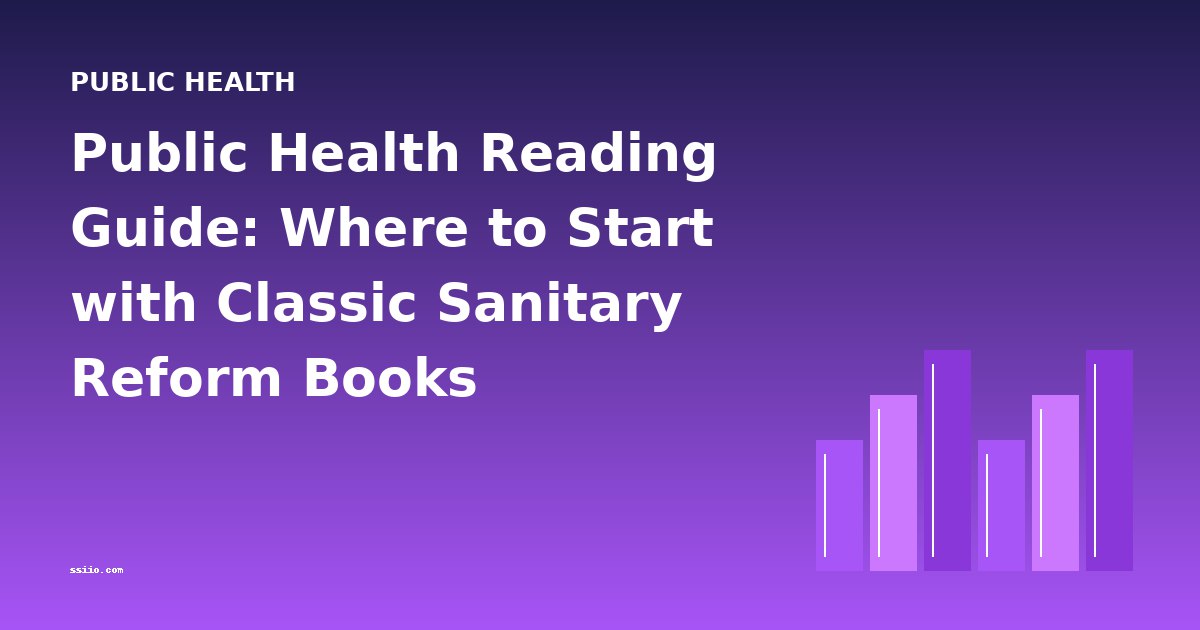 Public Health Reading Guide: Where to Start with Classic Sanitary Reform Books