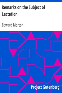 Cover of Remarks on the Subject of Lactation — A Closer Reading
