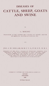Cover of Diseases of cattle, sheep, goats...