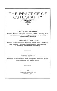 Cover of The practice of osteopathy — A C...