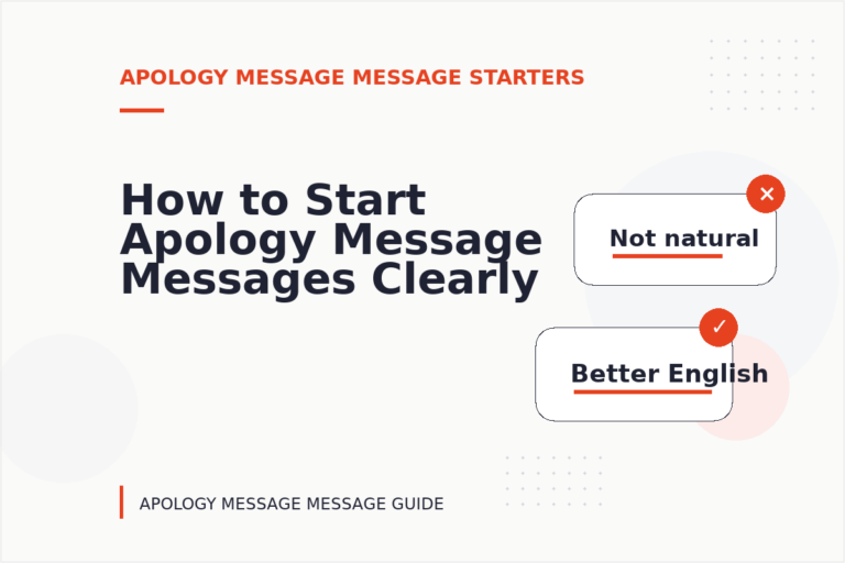 How to Start Apology Message Messages Clearly How to Start Apology Message Messages Clearly