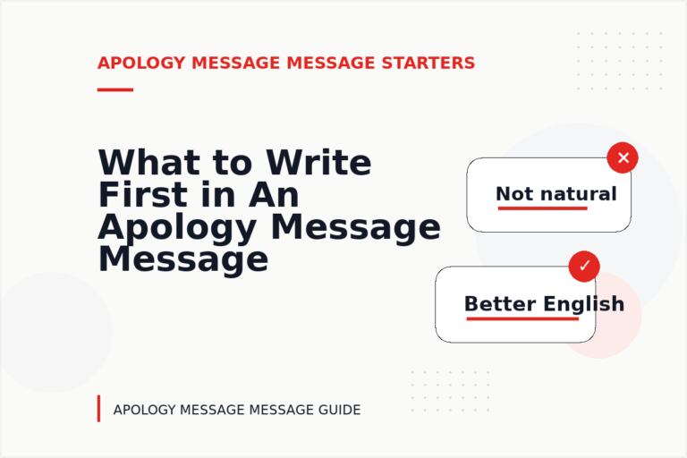 What to Write First in An Apology Message Message What to Write First in An Apology Message Message