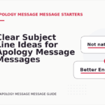 Clear Subject Line Ideas for Apology Message Messages