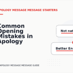 Common Opening Mistakes in Apology Message Messages