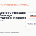 Apology Message Message Practice: Request and Reply Examples