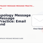 Apology Message Message Practice: Email and Message Examples